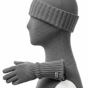 Guantes de invierno de mezcla de algodón hasta la muñeca para viajes, forro térmico de punto elástico suave cálido, accesorios para clima frío al aire libre - Product Image 4