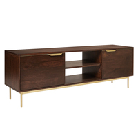 Meuble TV minimaliste moderne, meuble Tv de luxe, combinaison bois de teck, salon, chambre à coucher