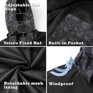 Chaquetas cortavientos Abrigo Temporada de verano Chaqueta de lluvia Impermeable Senderismo Chaqueta Softshell Diseño de hombres subido por Dress Sports - Product Image 6