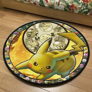 Tapis imprimé Pikachu - Décoration moderne pour chambre d'enfant et salon, tapis doux non tissé - Product Image 1