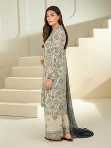 ชุดเดรสลูกไม้น้ำหนักเบาสำหรับผู้หญิงผ้าสนามหญ้าพิมพ์ลายสดใสสำหรับปากีสถานลายลูกไม้ Kameez kameez choli lehenga แบบดั้งเดิม - Product Image 4