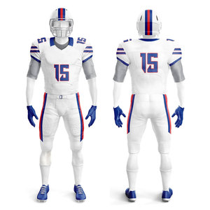 Uniformes de Fútbol Americano Personalizados con Impresión Digital, 100% Poliéster, para Hombre, Secado Rápido, Transpirables, Tallas Grandes - Product Image 1