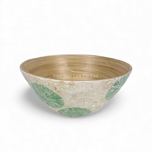 Bols en nacre blanche naturelle, vente en gros, commande en gros, bols décoratifs en incrustation de coquillages, écologiques, pour la cuisine et la salle à manger - Product Image 1