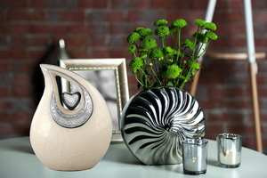 หยดน้ำตาสีเงินสลักลายมุกสีขาวโลหะหยดน้ำตาสำหรับขี้เถ้าของมนุษย์เป็นของ210Lbs สำหรับผู้ใหญ่ - Product Image 6