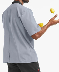 Uniforme de restaurante y bar de doble botonadura de fabricante profesional superventas, uniformes de chef hechos de algodón de calidad superior - Product Image 3