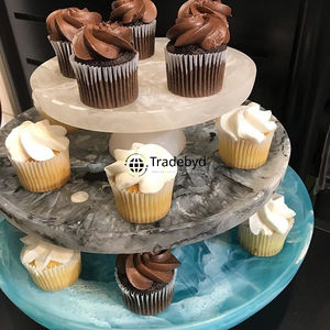 ชั้นวางเค้กอีพอกซีเรซินแบบพรีเมี่ยมสำหรับของหวานและการตกแต่งงานอีเว้นท์ - Product Image 1