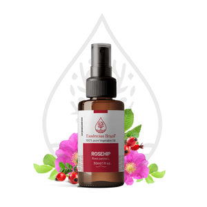 เอสเซนเซียส บราซิล น้ำมันโรสฮิปสกัดเย็นบริสุทธิ์ 100% ออร์แกนิคธรรมชาติ บำรุงผิวหน้า ฟื้นฟูผิว ช่วยให้ความชุ่มชื้น น้ำมันตัวพา 30 มล. - Product Image 1