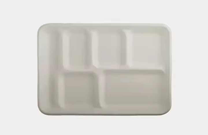 Boîte à lunch jetable écologique en bagasse, contenant alimentaire biodégradable pour restaurant, traiteur et emballage à emporter - Product Image 6