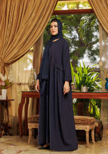 2025 dernière conception femmes grande taille Abaya longue décontracté à manches longues pour dames haute qualité en gros OEM printemps saison vente - Product Image 2