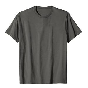 Camiseta Extra Grande para Hombre 100% Algodón, Promoción al por Mayor, Logotipo 3D Personalizado, 260G, Cuello Redondo Pesado - Product Image 3