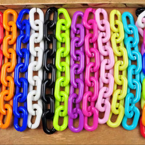 โซ่เชื่อมต่ออะคริลิกเรซิ่นทำมือเพ้นท์ลายหรูหราสำหรับตกแต่งภายใน - Product Image 1