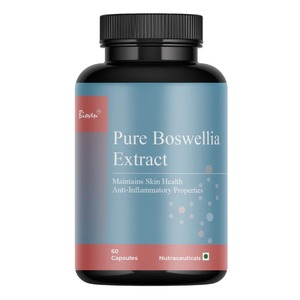 Extracto puro de Boswellia-400mg | Mantiene la salud de la piel | Salud articular y salud digestiva | Paquete de 60 cápsulas vegetales - Product Image 1