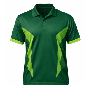 Uniforme de Cricket Verde, Conjunto de Camiseta y Pantalones de Cricket Sublimados Transpirables en Verde Oscuro y Lima para Hombre, Ropa Profesional para Equipos - Product Image 3