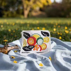 MD HANDICRAFTS elegante pequeño patrón tradicional indio bordado monedero hecho a mano diseño de estrella bolso de mano promocional - Product Image 5