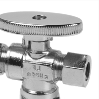 Vanne d'arrêt à double sortie de haute qualité 1/4 tours Compression FIP vanne de commande d'alimentation en eau à connexion rapide