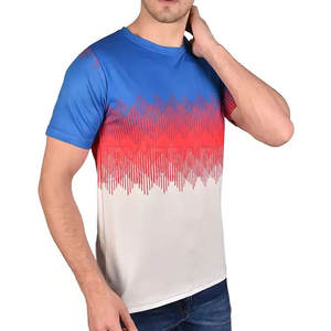 เสื้อยืดพิมพ์ลายซับลิเมชันสำหรับผู้ชายเสื้อยืดพิมพ์ลายสีสันสดใสสำหรับใส่ได้ทุกวันน้ำหนักเบา - Product Image 5