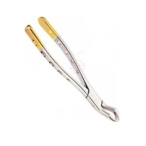 Fórceps Dental Premium de Media Oro con Patrón Americano para Molares Superiores Izquierdos |   Herramienta Manual de Acero Inoxidable Reutilizable para Cirugía Oral Dental - Product Image 6