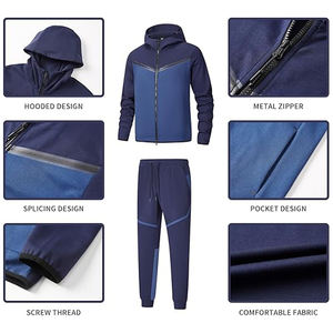 Venta al por mayor de chándal de entrenamiento para gimnasio personalizado para hombre chándal OEM logotipo personalizado proveedor chándales para hombre - Product Image 5