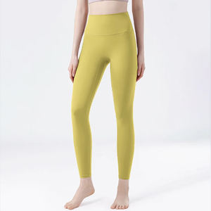 Leggings d'entraînement pleine longueur taille haute pour femmes avec évacuation de l'humidité à séchage rapide pour poches à l'épreuve des squats Leggings de haute qualité - Product Image 2