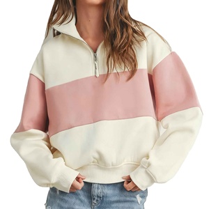 Sudadera con capucha de verano para mujer, de tela resistente a la humedad, de mezcla de poliéster y algodón de alta calidad, corte relajado, estilo casual. - Product Image 1
