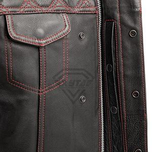 Customized Motorbike <b>Leather</b> <b>vest</b> high Quality Custom Made Unique Style All Sizes Colors Available Motorbike <b>Leather</b> <b>Vests</b> - Product Image 6