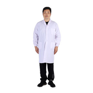 Gran oferta, bata de laboratorio médico profesional para hombres, calidad de gama alta con tela de punto, mangas largas, diseño de enfermera, uso hospitalario - Product Image 1