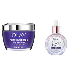 Olay Retinol 24 Max Moisturizer (1.7 oz) Super Serum Night Repair (1.0 oz) - Product Image 1