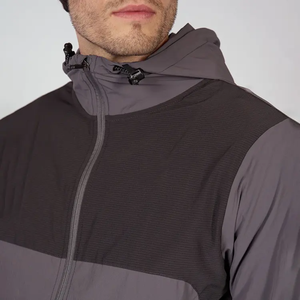 Conjunto de Chaqueta Cortavientos Informal con Capucha y Pantalones Jogger Personalizados para Invierno, con Tira Reflectante de 3 m, Ligeros, Resistentes al Viento e Impermeables - Product Image 4