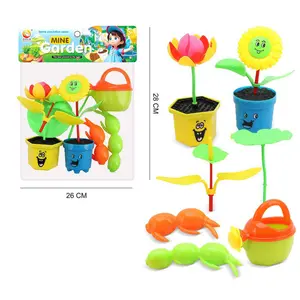 Changxi Trade $1 articoli giocattoli di promozione per bambini Set di attrezzi da giardino giocattolo da giardinaggio attrezzi per fingere casa giocattolo per bambini