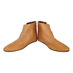 Botte haute de style médiéval Jorvik Viking unisexe chaussures en cuir de vachette véritable performance de scène botte de chevalier fantaisie - Product Image 2