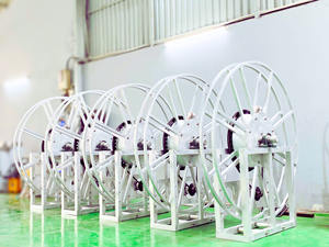 Carrete de manguera de envoltura única de aviación de aluminio Natural duradero de alta calidad de exportación de Vietnam manguera de 3 pulgadas resistente 12V 500W OEM ODM - Product Image 3