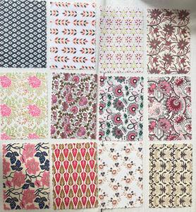 กระดาษคอตตอนทำมือพิมพ์ลายซิลค์สกรีนแบบคละแบบพกพาสำหรับผู้ผลิตวารสารและที่ใส่หนังสือ - Product Image 2