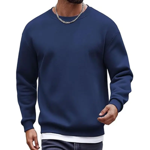 Sweat-shirt pour homme fabriqué par un fabricant de vêtements, logo personnalisé, respirant, manches longues, basiques, coton mélangé, sweat-shirt pour homme - Product Image 6