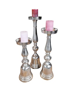 Candelabros de Metal para el Hogar, Proveedor Mayorista, Candelabros Plateados para Decoración de Bodas y Fiestas, Buen Precio - Product Image 1