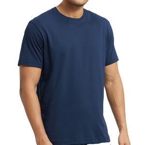 Camiseta de Hombre de Manga Corta, Cuello Redondo, Color Sólido, 100% Algodón, Corte Regular, Impresión por Transferencia de Calor, Transpirable, 220g, Logotipo Frontal - Product Image 1