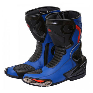 Nouveauté chaussures de moto sport en cuir bottes de course bottes tout-terrain chaussures en cuir de motocross - Product Image 5