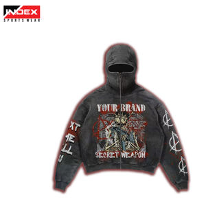 Venta al por mayor personalizado Muti colores gráfico hombres sublimación impresión Sudadera con capucha Hip Hop pareja Streetwear Jogging sublimación impresión Sudadera con capucha - Product Image 3