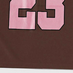 Camiseta de hockey sobre hielo personalizada de tendencia para hombre, Camiseta deportiva de manga corta de algodón 100% de estilo preparativo para ropa de calle - Product Image 6