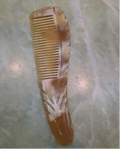 หวีเขาควายกันไฟฟ้าสถิตทำด้วยมือของขวัญสำหรับชายและหญิงธรรมชาติสำหรับเขาหรือสไตล์คลาสสิกหวีทั่วไปสำหรับผมตรง - Product Image 1