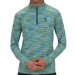 Sweat-shirt décontracté léger 100% coton à col montant et fermeture éclair quart pour les activités de plein air hivernales et les journées fraîches - Product Image 1