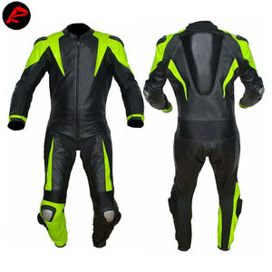 Dernière combinaison de moto de marque Combinaison de course de moto en cuir personnalisée Biker Racing Combinaison de moto de meilleure qualité - Product Image 6