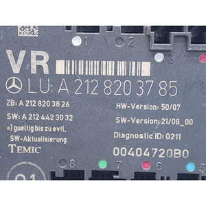 CENTRALINA PUERTA DELANTERA DERECHA PASAJERO MERCEDES Clase C Sedán W204 A2128203785 (07>) - Product Image 3