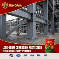 Apprêt époxy riche en zinc, revêtement liquide pour une protection longue durée contre la corrosion des structures en acier industrielles