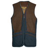 Chaleco de caza y Tiro Chaleco de lona Gamekeeper Chaleco de cuero Gamekeeper Tweed Hunting Filed Shooting Vest