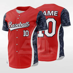 Servicio OEM, Jersey de Béisbol Personalizable, 100% Poliéster, Transpirable, Talla Grande, Alta Calidad para Venta en Línea - Product Image 2