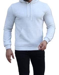 <b>Men's</b> New Fashion for <b>Purple</b> Fleece <b>Hoodie</b> Embroidered Gym Plain Tracksuit Sweatshirt Long Sleeve Printed Oversize Pullover - Product Image 4