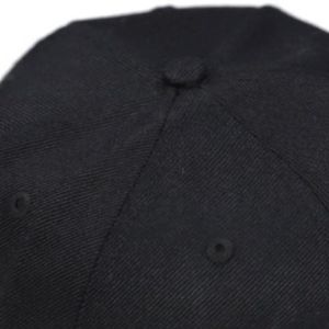 Delta DST Sigma Theta cappellino nero 20% 80% acrilico Logo ricamato anteriore posteriore regolabile in forma Unisex abbigliamento da confraternita