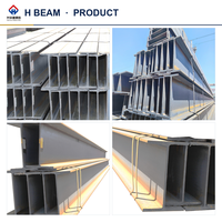 Poutre en H en acier laminé à chaud Q235B/Q345B 100x100mm 12m pour la construction de racks de tuyauterie et de ponts, usine du Shandong