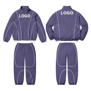 High Quality Tracksuit Set Custom Windbreaker Suit Two Piece Set <b>Zip</b> <b>up</b> <b>Jacket</b> Sweatsuit Nylon Breathable Track Suit Mens - Product Image 4