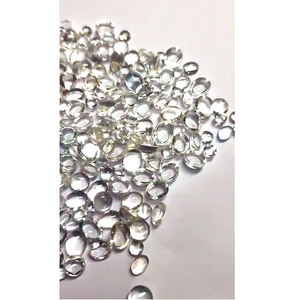 คุณภาพสูง323ชิ้นพลอยบุษราคัมสีขาวธรรมชาติหลวม5x3 7x5 8x6 9x7มม. ทรงไข่ Cabochon 401 CTS มากสำหรับเรา $86 - Product Image 3